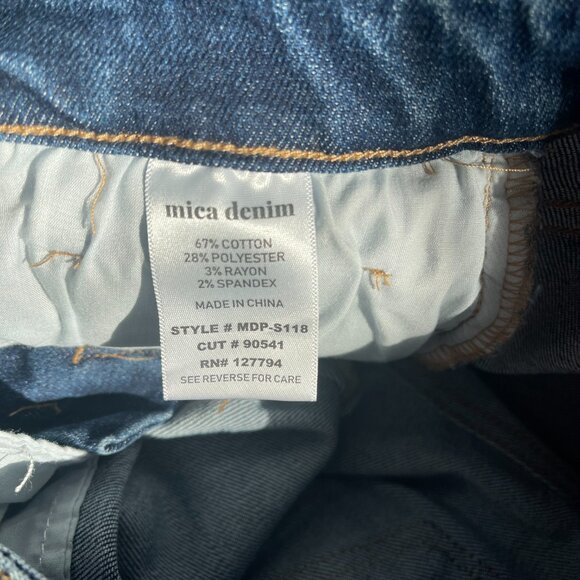 Mica womens jeans., Size 28, unique gold colored hardware - Picture 7 of 10